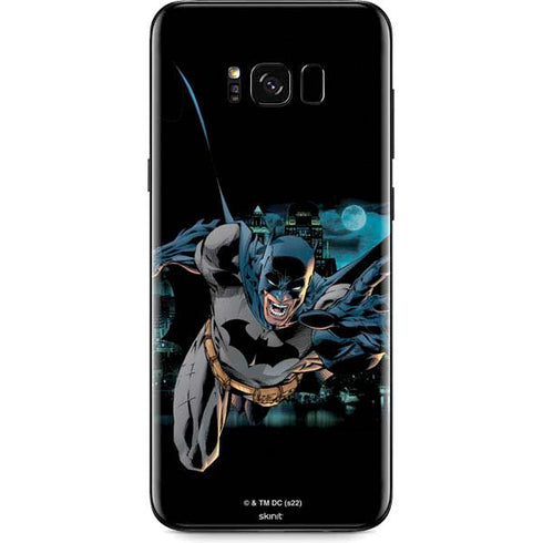 DC Comics Batman All Star Batman & Robin, The Boy Wonder Action Pose Art BY Jim Lee Galaxy S8 Plus Skin
